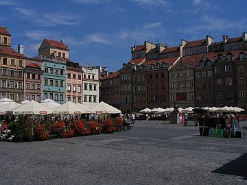 Rynek Starego Miasta vo Warszawe